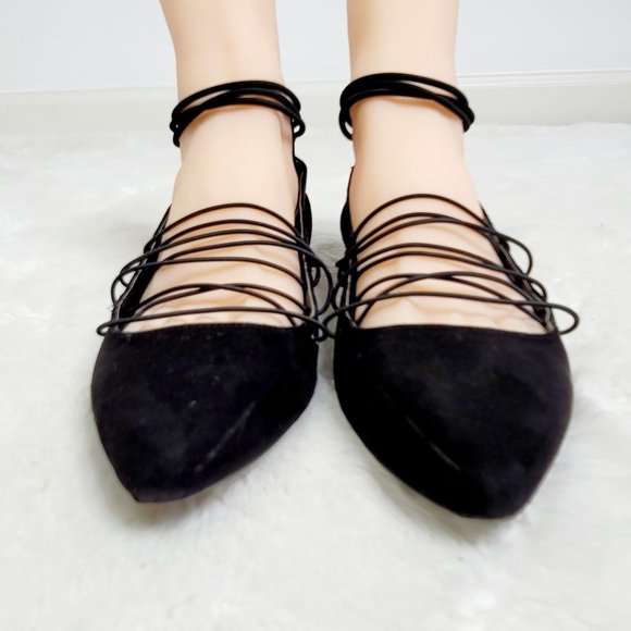 Jessica Simpson Faux Suede Flats Taluna - Picture 2 of 11